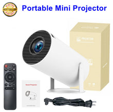 Load image into Gallery viewer, Portable Mini Projector 4K DualWiFi6 Bluetooth BT5.0 Android Home Theater
