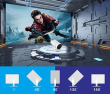 Load image into Gallery viewer, Portable Mini Projector 4K DualWiFi6 Bluetooth BT5.0 Android Home Theater