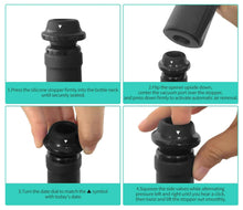 Load image into Gallery viewer, Rechargeable Wine Opener Electric Wine Bottle Opener 7-in-1 Wine Gift Set with Electric Vacuum Pump, Charging Station, Foil Cutter, Wine Aerator Pourer and 2 Wine Stoppers