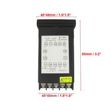 Load image into Gallery viewer, Universal PID Temperature Controller (48*48) with SSR &amp; High Temperature Probe (℃ / ℉)