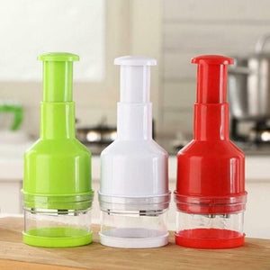 Stainless Steel Onion Garlic Veg Cutter Happy Clap Food Chopping Slicer Tool / Acier inoxydable Oignon Ail Coupe-veg Happy Clap Food Coupeur Outil trancheur