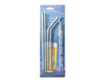 Load image into Gallery viewer, New Stainless Steel Reusable Straw Sets for Cocktail &amp; Drinks