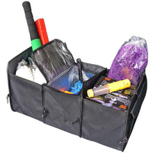 Load image into Gallery viewer, Collapsible Multipurpose Storage Box Car Trunk Organiser Bag with Cooler Bag
