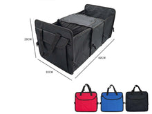 Load image into Gallery viewer, Collapsible Multipurpose Storage Box Car Trunk Organiser Bag with Cooler Bag