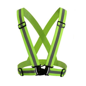 Safety Outdoor Reflective Vest Belt Strip Walking Running Jogging Biking Gear