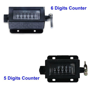 Mechanical Click Counter Hand Resettable Pulling Counter 5 or 6 Digits