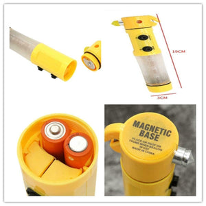Car Emergency Beacon Light with Torch Glass Breaker Belt Cutter & Magnet