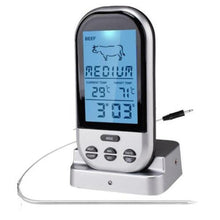 Load image into Gallery viewer, Remote Wireless BBQ Meat Thermometer with Sharp Pointed Probe