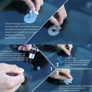 New DIY Car Windshield Repair Tool Windscreen Repair Kit For Rock Chip & Crack