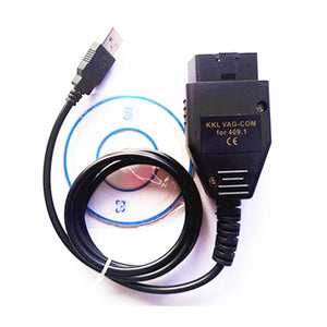 VAG409 VAG KKL OBD2 FTDI FT232RL AUDI VW Skoda OBDII Connection Cable Adapter / VAG409 VAG KKL OBD2 FTDI FT232RL pour AUDI VW Skoda OBD OBDII adaptateur de câble de connexion