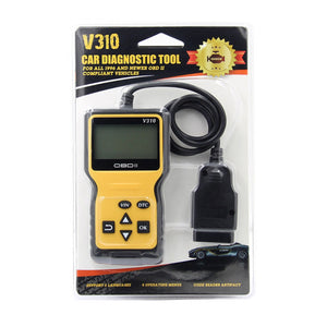 V310 ODB2 Multi-brands Car Auto Diagnostic Scanner Code Reader DTC Scan Tool