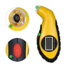 Load image into Gallery viewer, Digital Pressure LCD Gauge Tire Pressure Tester For Car Truck Motorbike