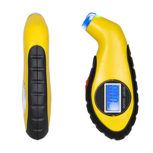 Digital Pressure LCD Gauge Tire Pressure Tester For Car Truck Motorbike