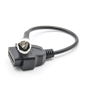 OBD2 Diagnostic Cables For Yamaha Motorcycle 3 Pin to 16 Pin Adapter