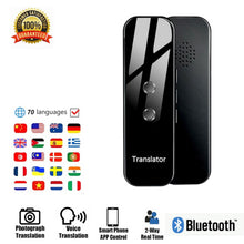 Load image into Gallery viewer, Portable Smart Voice and App Two Way Instant Translator for 70+ Languages