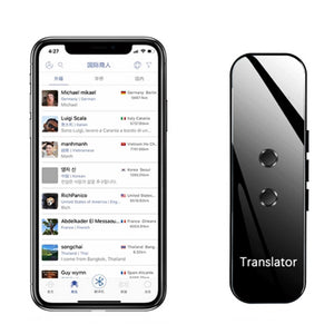 Portable Smart Voice and App Two Way Instant Translator for 70+ Languages