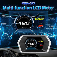 Load image into Gallery viewer, Car OBD2 GPS Head Up Display Smart Digital Meter HD Digital Display Alarm System