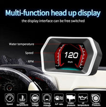 Load image into Gallery viewer, Car OBD2 GPS Head Up Display Smart Digital Meter HD Digital Display Alarm System