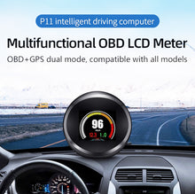 Load image into Gallery viewer, Universal Car OBD2 GPS Head Up Display Smart Digital Gauge Display Alarm System