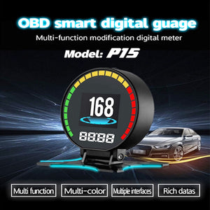 Universal Car OBD Smart Head Up Display HUD Digital Gauge with Alarm