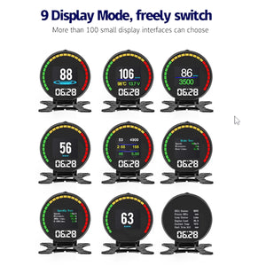 Universal Car OBD Smart Head Up Display HUD Digital Gauge with Alarm