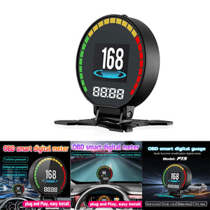 Universal Car OBD Smart Head Up Display HUD Digital Gauge with Alarm