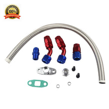 Load image into Gallery viewer, Universal Turbo Oil Drain Return Line Turbocharger with 10 AN Fitting Kit