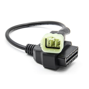 Diagnostic OBD2 Cable For KTM Motorcycle 6 Pin to 16 pin Plug Adapter