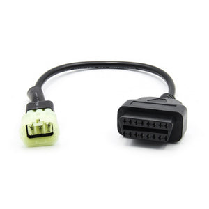 Diagnostic OBD2 Cable For KTM Motorcycle 6 Pin to 16 pin Plug Adapter