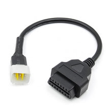 Load image into Gallery viewer, Diagnostic OBD2 Cable For Delphy Motorcycle 6 Pin to 16 pin Plug Adapter