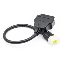 Load image into Gallery viewer, Diagnostic OBD2 Cable For Delphy Motorcycle 6 Pin to 16 pin Plug Adapter