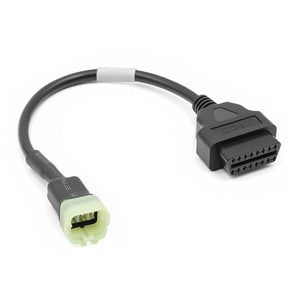 Diagnostic OBD2 Cable For Kawasaki Motorcycle 6 Pin to 16 pin Plug Adapter