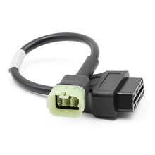 Load image into Gallery viewer, Diagnostic OBD2 Cable For Kawasaki Motorcycle 6 Pin to 16 pin Plug Adapter