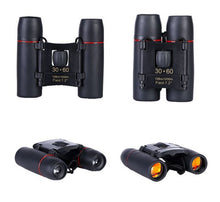 Load image into Gallery viewer, New Compact Foldable 30x60 HD Waterproof Binoculars BAK4 Prism Lens with Case