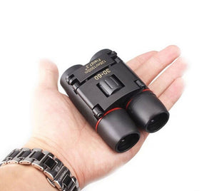 New Compact Foldable 30x60 HD Waterproof Binoculars BAK4 Prism Lens with Case