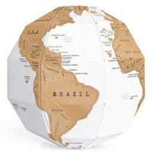 Load image into Gallery viewer, 3D Scratch Off Vertical Global World Map DIY Puzzle Game Assemble Trip Planner
