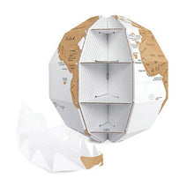 Load image into Gallery viewer, 3D Scratch Off Vertical Global World Map DIY Puzzle Game Assemble Trip Planner