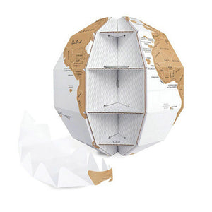 3D Scratch Off Vertical Global World Map DIY Puzzle Game Assemble Trip Planner