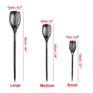 Waterproof Solar Powered LED Dancing Flame Outdoor Tiki Light Torch (3 Size)  / Eau solaire alimenté LED Dancing Flame Outdoor Tiki Light Torch (3 Taille)