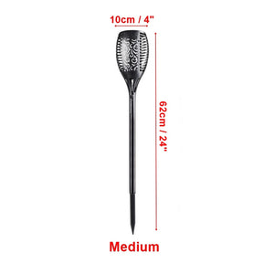 Waterproof Solar Powered LED Dancing Flame Outdoor Tiki Light Torch (3 Size)  / Eau solaire alimenté LED Dancing Flame Outdoor Tiki Light Torch (3 Taille)