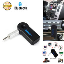 Load image into Gallery viewer, Wireless Bluetooth Audio Receiver Adapter with Mic Hand-free Phone For Car Music Aux 3.5mm Jack