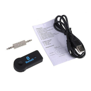 Wireless Bluetooth Audio Receiver Adapter with Mic Hand-free Phone For Car Music Aux 3.5mm Jack
