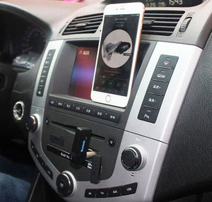 Wireless Bluetooth Audio Receiver Adapter with Mic Hand-free Phone For Car Music Aux 3.5mm Jack