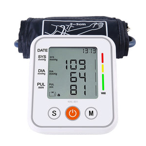 Digital LCD Sphygmomanometer Upper Arm Blood Pressure Measurement Monitor