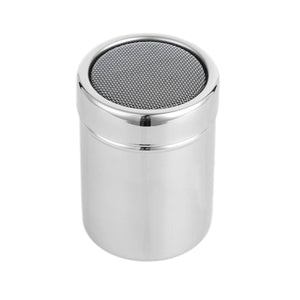 Stainless Steel Deluxe Mesh Shaker Cappuccino Coffee Decorating Latte Art Barista Tool