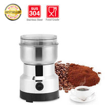 Load image into Gallery viewer, Electric Stainless Steel Coffee Bean Grinder Nut Spice Grinding Blender
