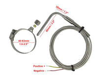 Load image into Gallery viewer, Exhaust Gas Temperature Sensors K Type EGT with 40-63mm (1.5~2.5&quot;) Clamp &amp; Adjustable Insert Length