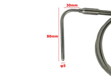 Load image into Gallery viewer, Exhaust Gas Temperature Sensors K Type EGT with 40-63mm (1.5~2.5&quot;) Clamp &amp; Adjustable Insert Length