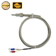 Load image into Gallery viewer, High Temperature Sensors K Type Thermocouple Probe with 1/8&quot; NP T Threads &amp; 1~5m Cable