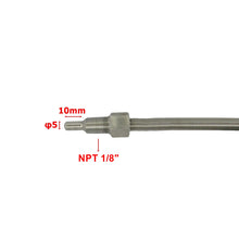 Load image into Gallery viewer, High Temperature Sensors K Type Thermocouple Probe with 1/8&quot; NP T Threads &amp; 1~5m Cable